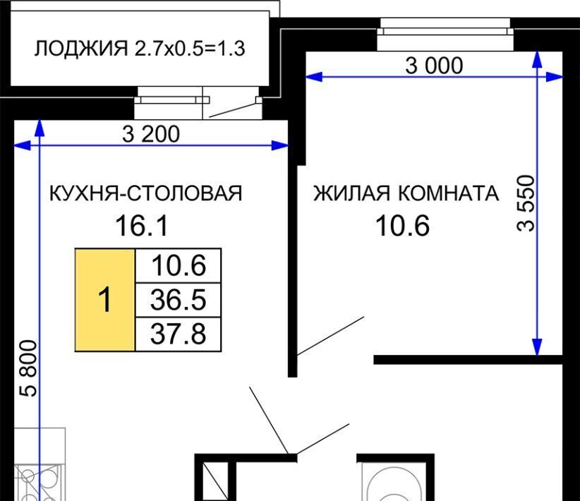 квартира г Краснодар р-н Прикубанский ЖК «Дыхание» фото 1