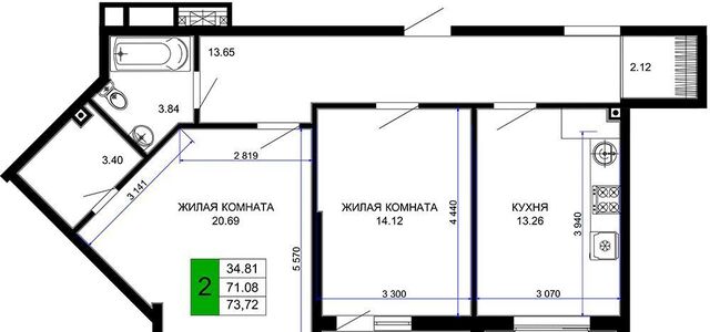 р-н Прикубанский 2-я площадка дом 85 фото