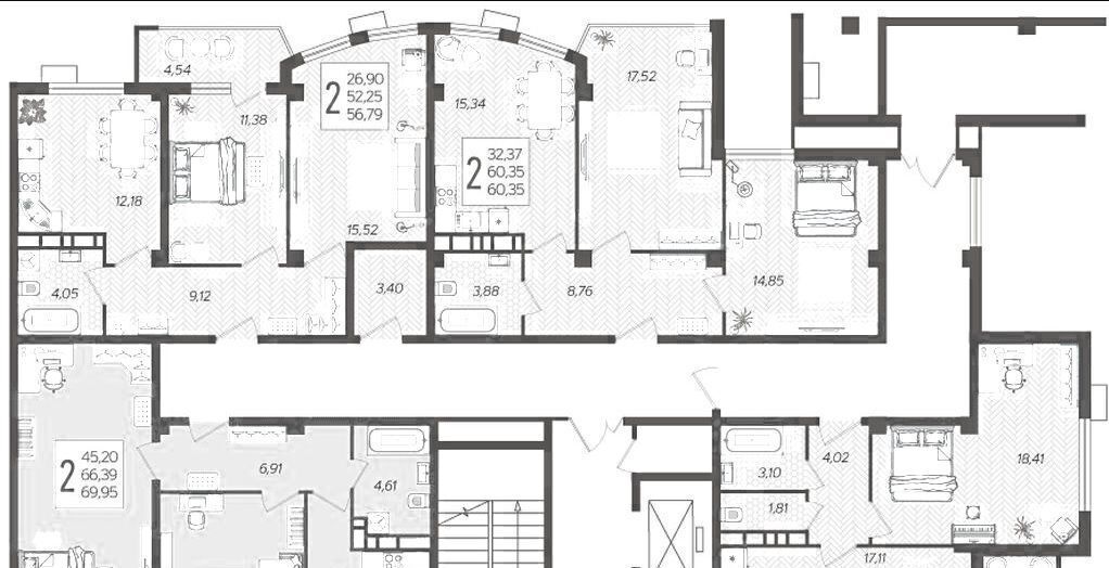 квартира г Краснодар р-н Карасунский ул Уральская 100/8 фото 2