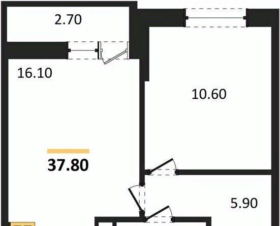 квартира г Краснодар р-н Прикубанский ул им. лётчика Позднякова 2к/17 фото 1