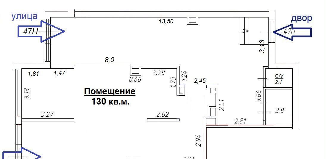 торговое помещение г Санкт-Петербург р-н Красносельский пр-кт Ветеранов 185к/2 фото 7