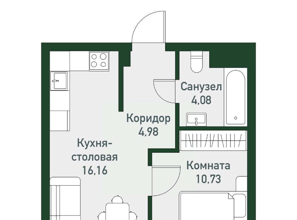 квартира р-н Сосновский п Западный р-н мкр Привилегия Кременкульское с/пос фото 1