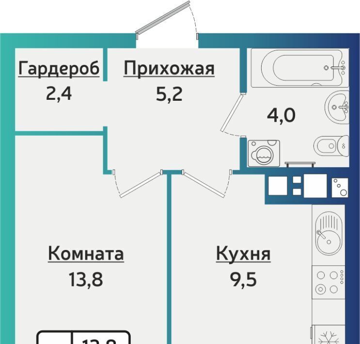 квартира г Ижевск р-н Индустриальный ул 40 лет Победы 121 фото 1