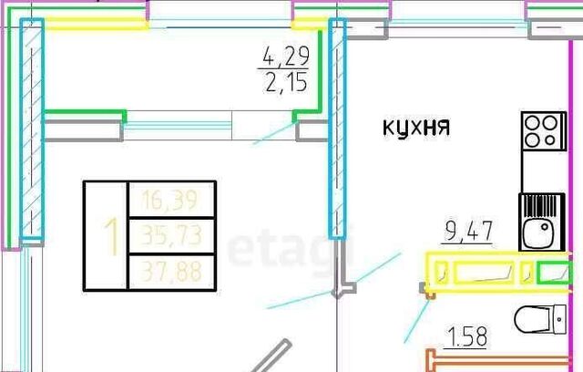 квартира р-н Ленинский дом 7 фото