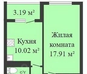 квартира г Воронеж р-н Ленинский ул Летчика Демьянова 1 фото 1