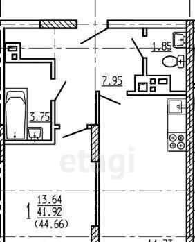 квартира г Воронеж р-н Советский ул 9 Января 233/40 фото 1