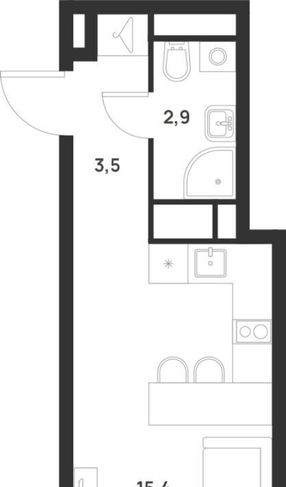 квартира г Москва п Сосенское Корниловская, № 123 кв-л фото 1