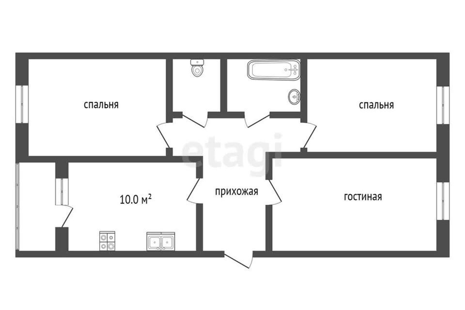 квартира г Москва ул Осташковская 9к/1 Северо-Восточный административный округ фото 10