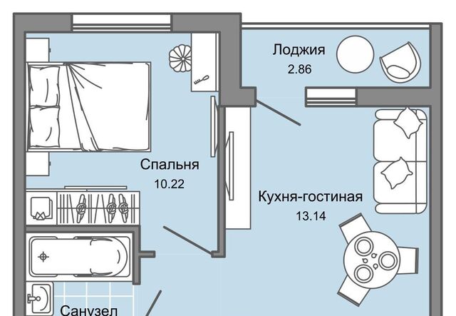 квартира р-н Заволжский Новый Город ЖК «Светлые кварталы» 2 фото