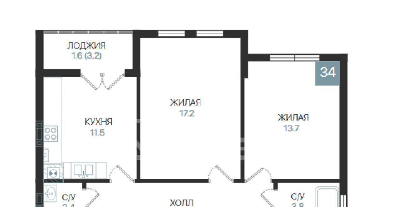 квартира р-н Балтийский г Балтийск Балтийская Гавань жилой комплекс фото 5