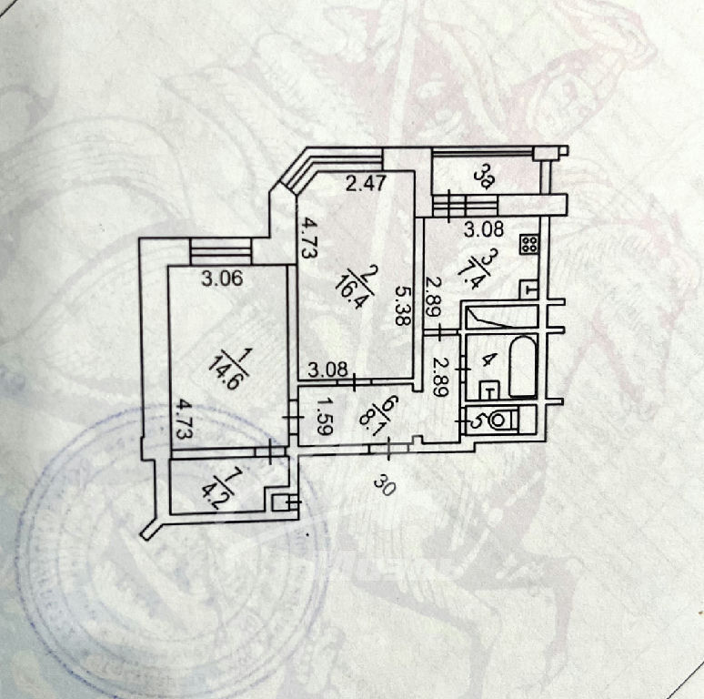 квартира г Москва метро Калитники Калитники метро МЦД-2, МЦД-2, метро МЦД-2 Центральный адм. округ Нижегородская ул., 17 фото 24