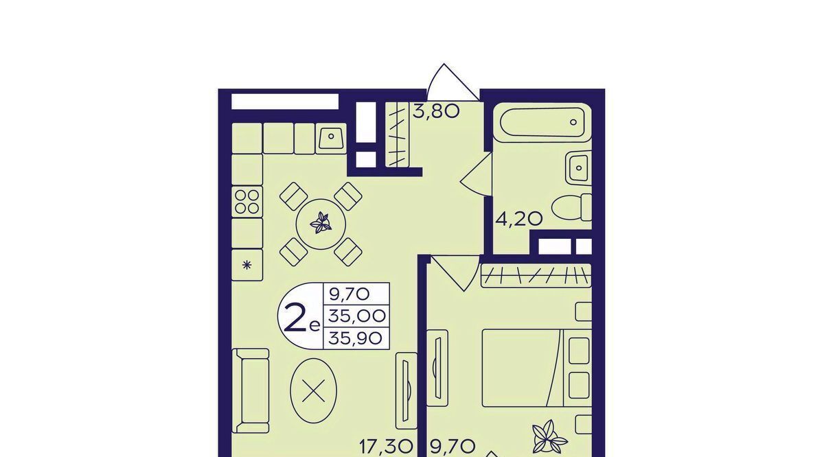 квартира г Балашиха мкр Железнодорожный Центр-2 к 408, Новокосино фото 1