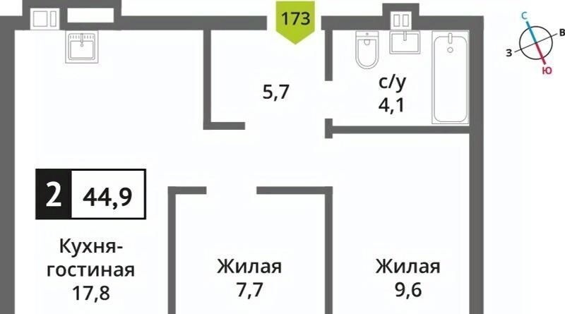 квартира г Красногорск мкр Опалиха Никольский Квартал Отрада жилой комплекс, Аникеевка фото 1