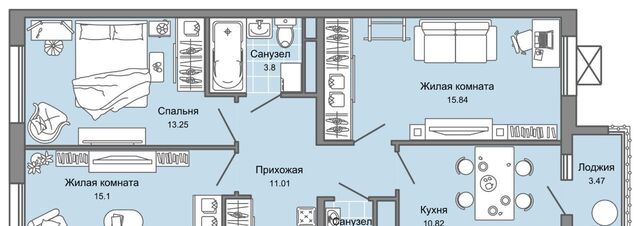 квартира р-н Заволжский Новый Город 10-й кв-л, Улла жилой комплекс фото