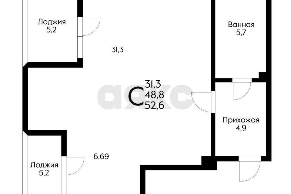 квартира г Краснодар ул Западный Обход 39/2к 5 муниципальное образование Краснодар фото 8