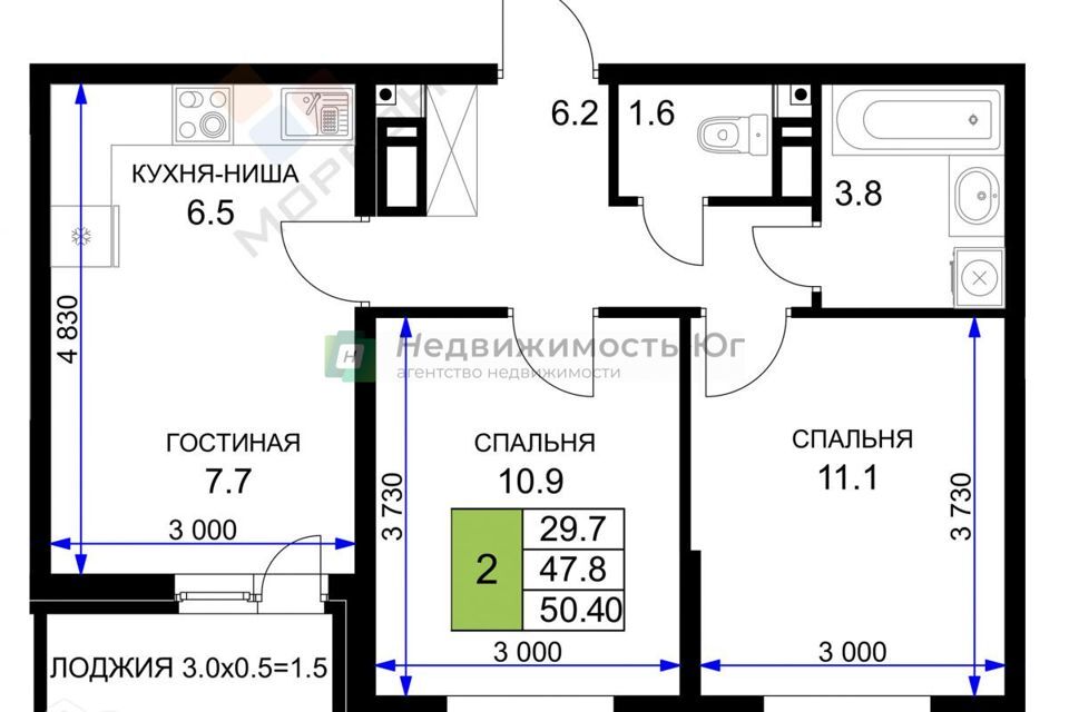 квартира г Краснодар ул им. Героя Ростовского 8к/1 муниципальное образование Краснодар фото 5