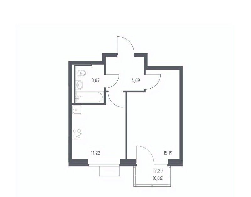 квартира г Москва метро Ховрино Северный ЖК Молжаниново к 6 фото 1