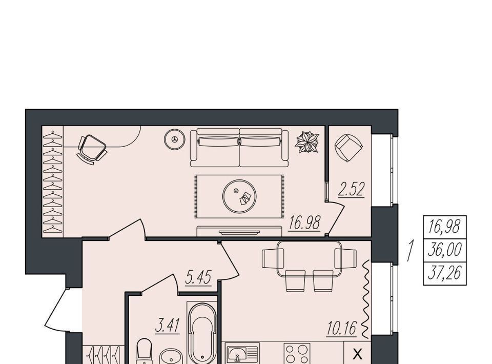 квартира г Волгоград р-н Тракторозаводский ул им. Атласова 12 фото 1