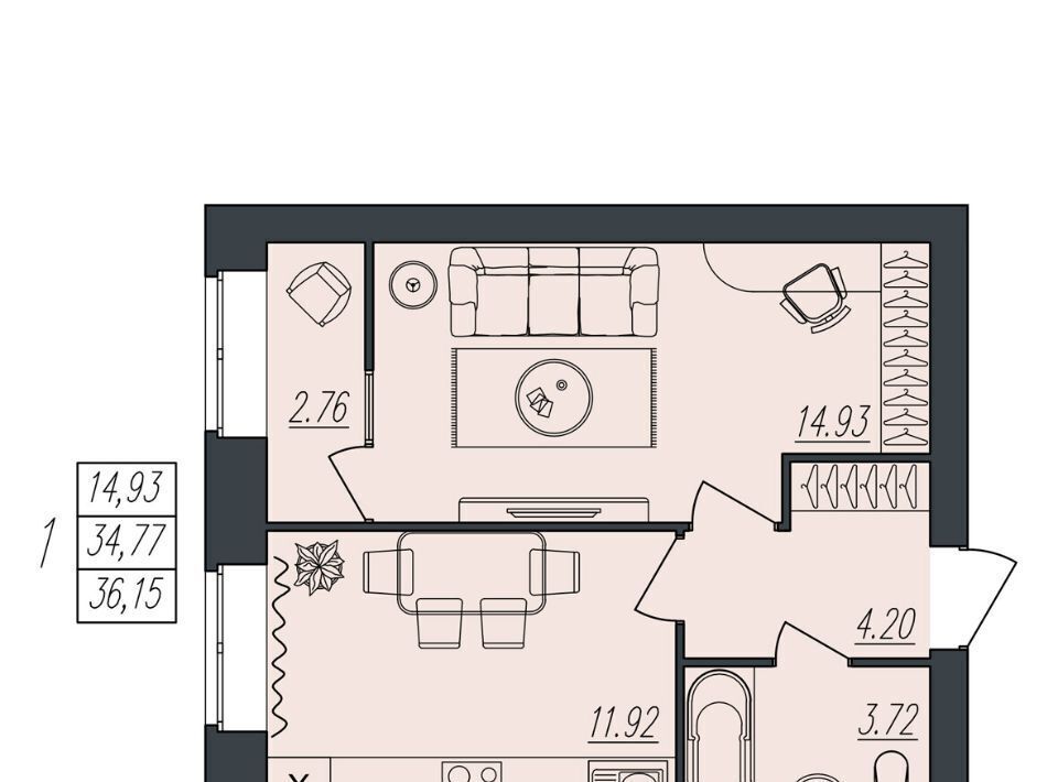 квартира г Волгоград р-н Тракторозаводский ул им. Атласова 12 фото 1