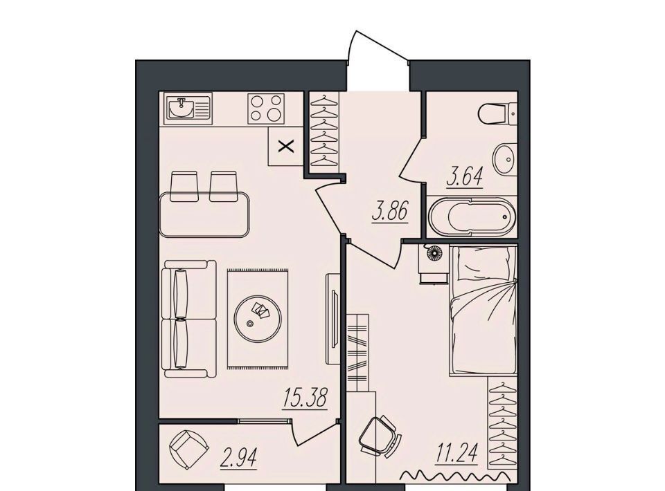 квартира г Волгоград р-н Тракторозаводский ул им. Атласова 12 фото 1