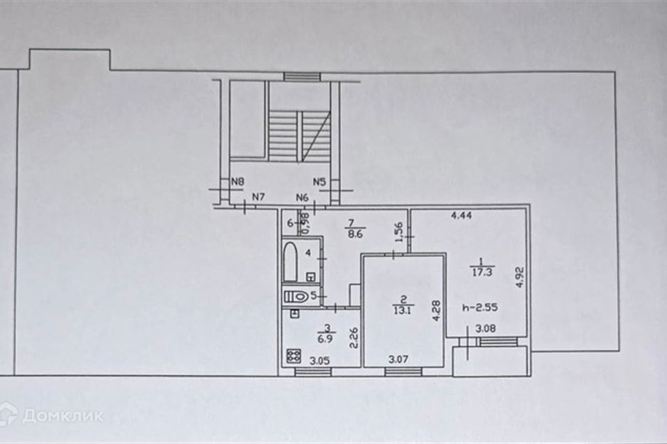 квартира р-н Гатчинский д Большое Рейзино 32 фото 1