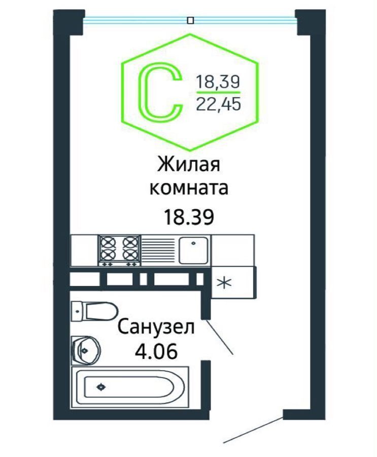 квартира г Краснодар р-н Центральный ул Обрывная жилые дома фото 3