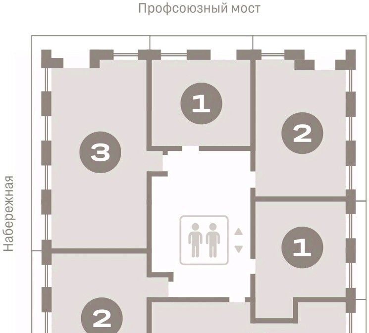 квартира г Тюмень р-н Центральный жилой район «Речной порт» фото 2