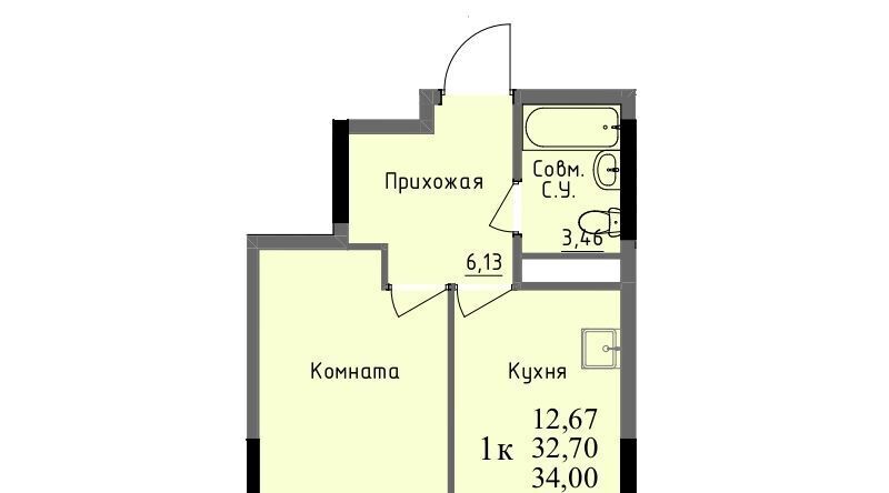 квартира г Ижевск р-н Первомайский проезд Ключевой 23а Поселок фото 1