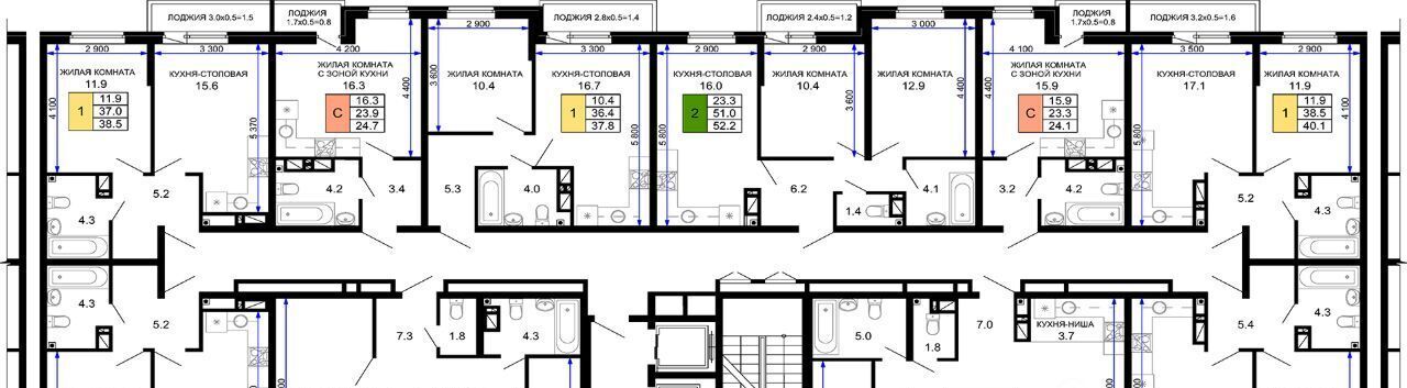 квартира г Краснодар р-н Прикубанский ЖК «Дыхание» фото 4