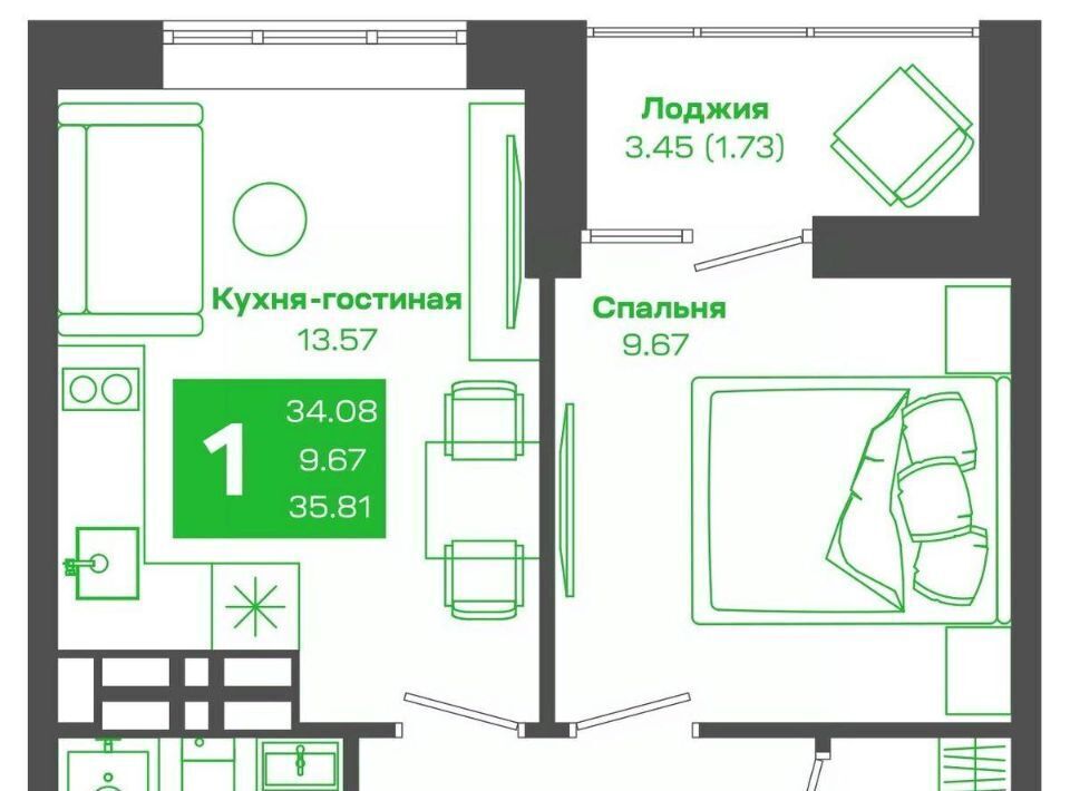 квартира г Владивосток р-н Ленинский ул Нейбута фото 1