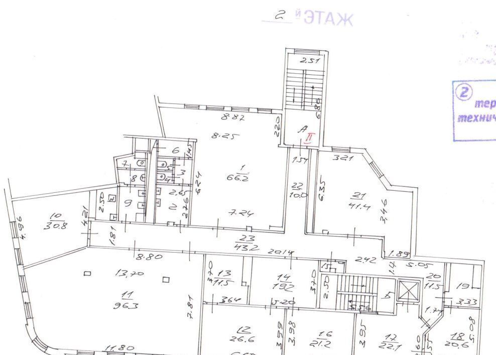 офис г Москва метро Бауманская ул Старая Басманная 38/2с 1 фото 21