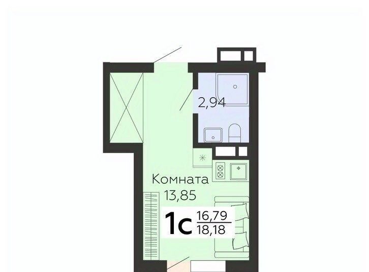 квартира г Воронеж р-н Коминтерновский ул 45 стрелковой дивизии 113 фото 1