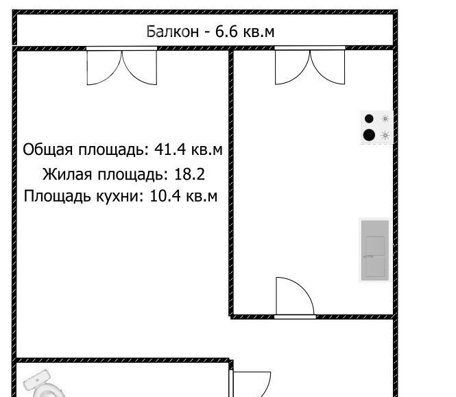 квартира г Саратов р-н Волжский ул им Некрасова Н.А. 65б фото 2