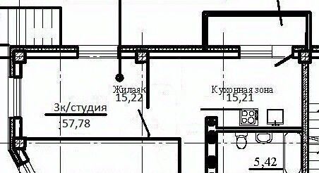 квартира г Новосибирск Маршала Покрышкина ул Некрасова 63/1 фото 26