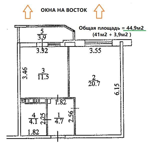 квартира г Краснодар ул Домбайская 59 муниципальное образование Краснодар фото 2