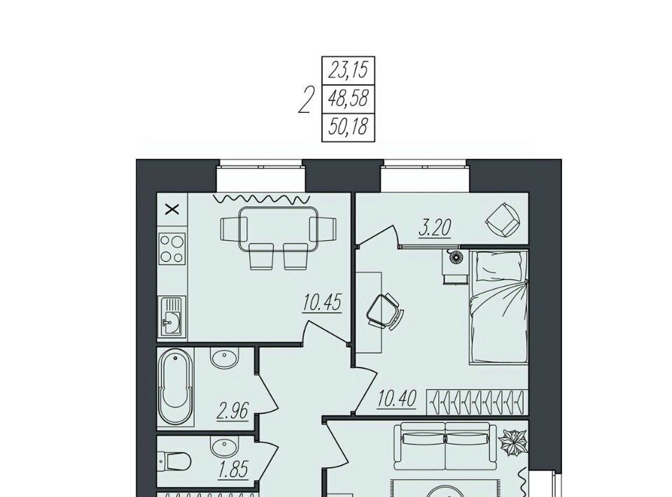 квартира г Волгоград р-н Тракторозаводский ул им. Атласова 12 фото 1