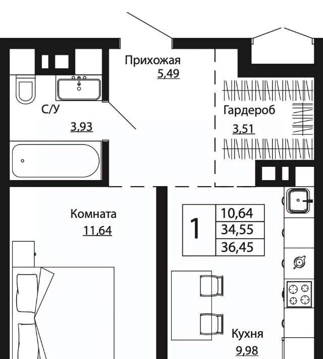 квартира г Ростов-на-Дону р-н Пролетарский ул Текучева фото 1