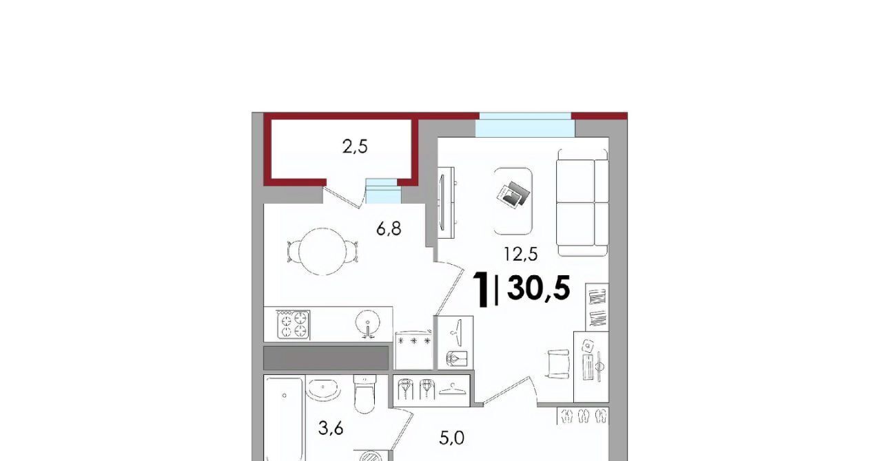 квартира р-н Калининский д Батино ул Сергея Есенина 37 фото 1