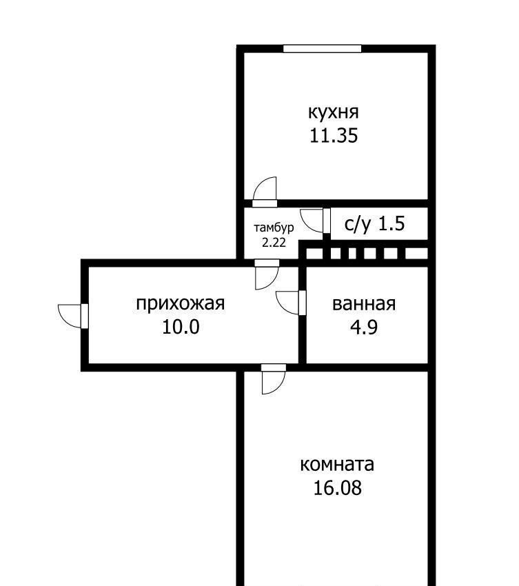 квартира г Краснодар р-н Карасунский пр-кт им. писателя Знаменского 9к/1 мкр Почтовый» фото 6