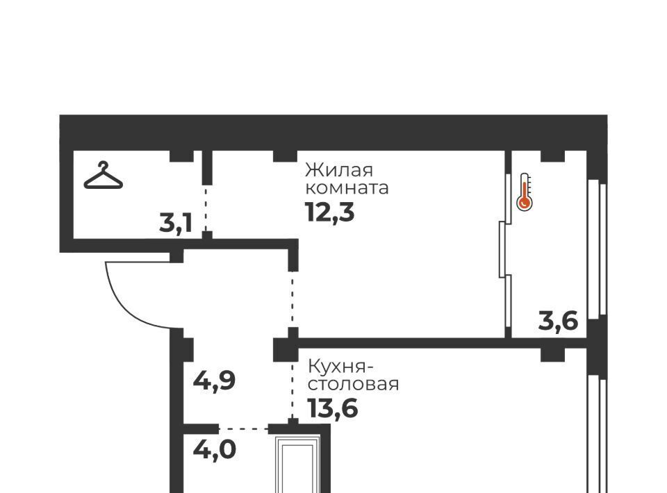 квартира г Челябинск п Бабушкина р-н Калининский фото 1