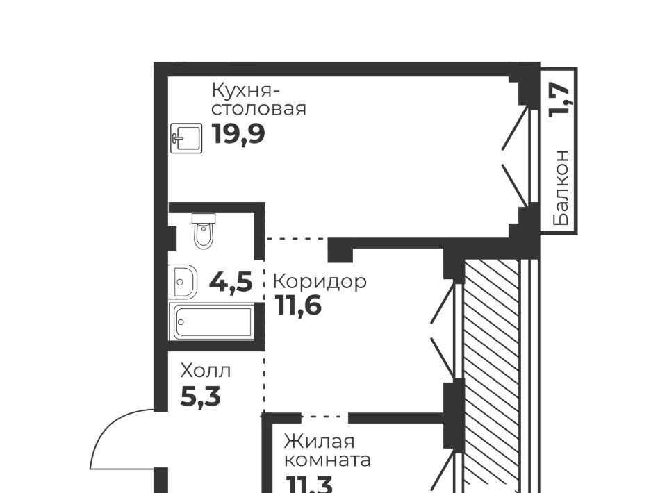 квартира г Челябинск п Бабушкина р-н Калининский фото 1