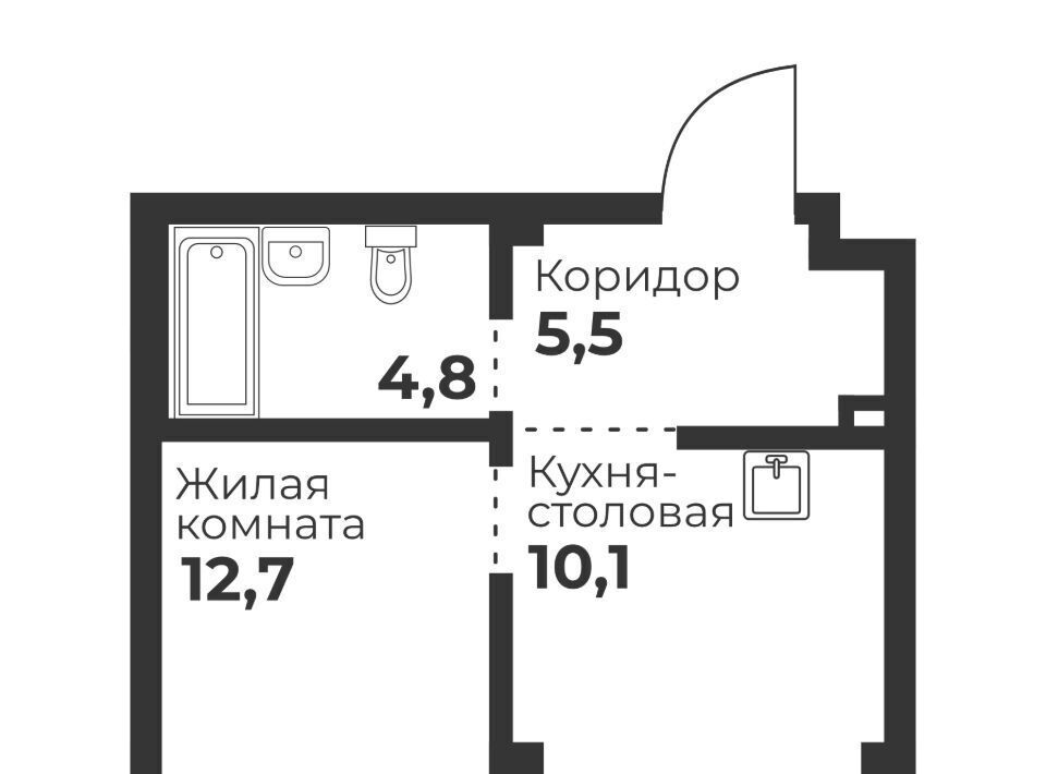 квартира г Челябинск п Бабушкина р-н Калининский фото 1