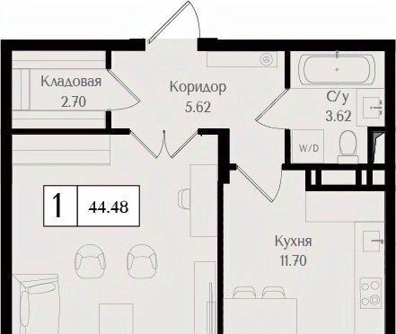 квартира г Москва метро Преображенская площадь ЖК «Преображенская площадь» площадь фото 1