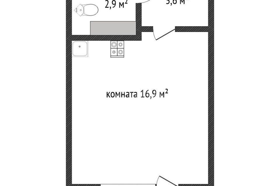 квартира г Краснодар ул им. лётчика Позднякова 2к/17 муниципальное образование Краснодар фото 1