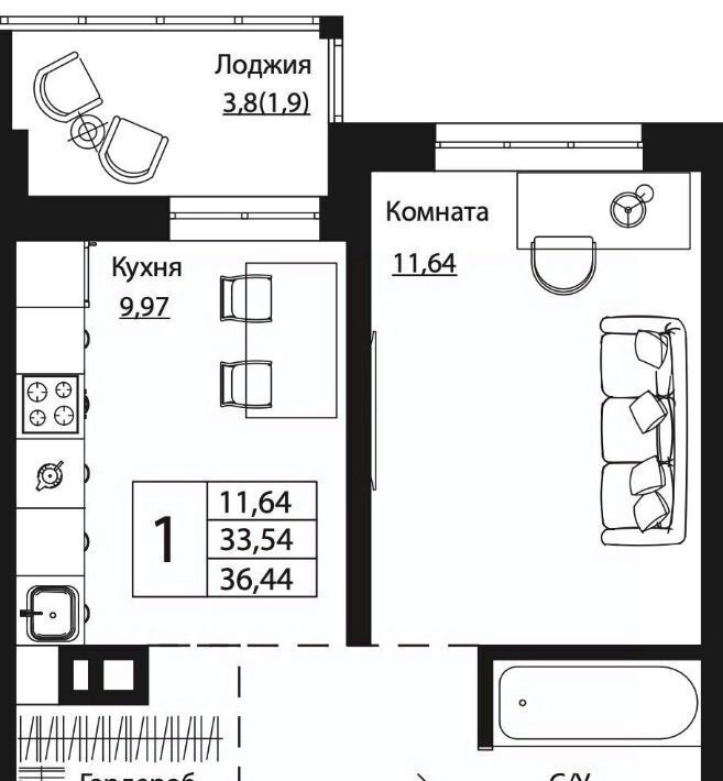 квартира г Ростов-на-Дону р-н Пролетарский ул Текучева фото 1