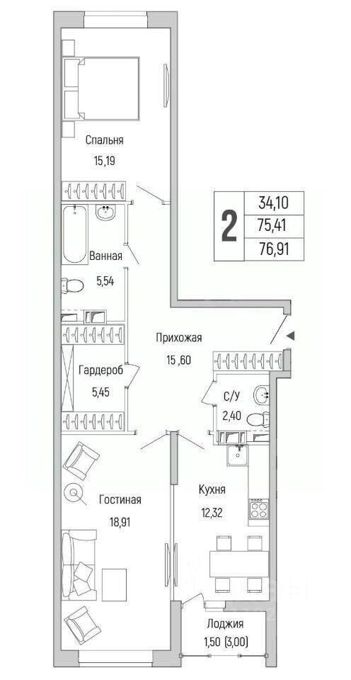 квартира городской округ Красногорск д Бузланово ул Живописная 31 Коттеджный посёлок Прозорово, Барвиха фото 1