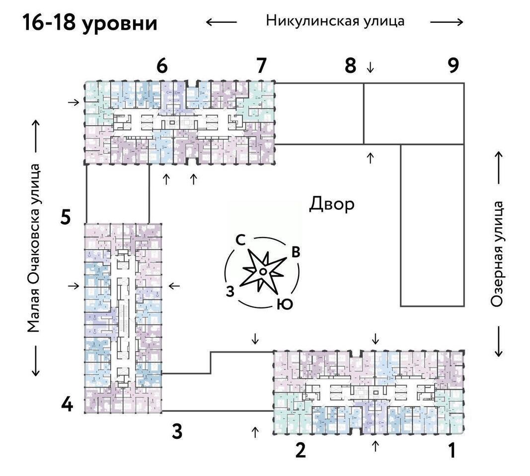 квартира г Москва ул Озёрная 42 Московская область фото 2