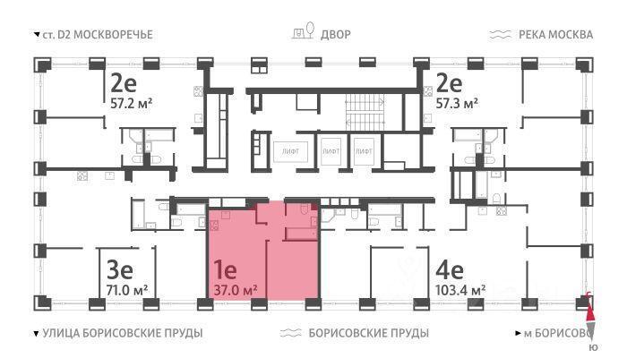 квартира г Москва ЮАО Москворечье-Сабурово ул Борисовские Пруды 1б Московская область фото 2