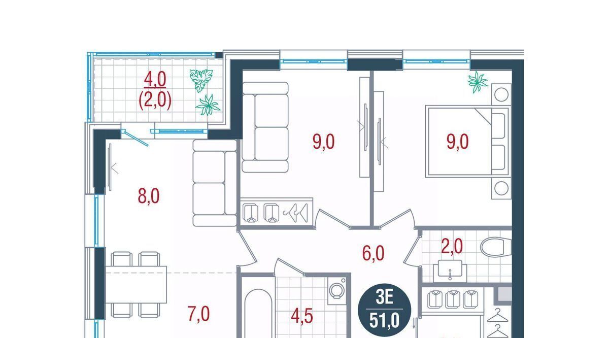 квартира г Москва метро Кантемировская ул Севанская 62с/2 фото 1