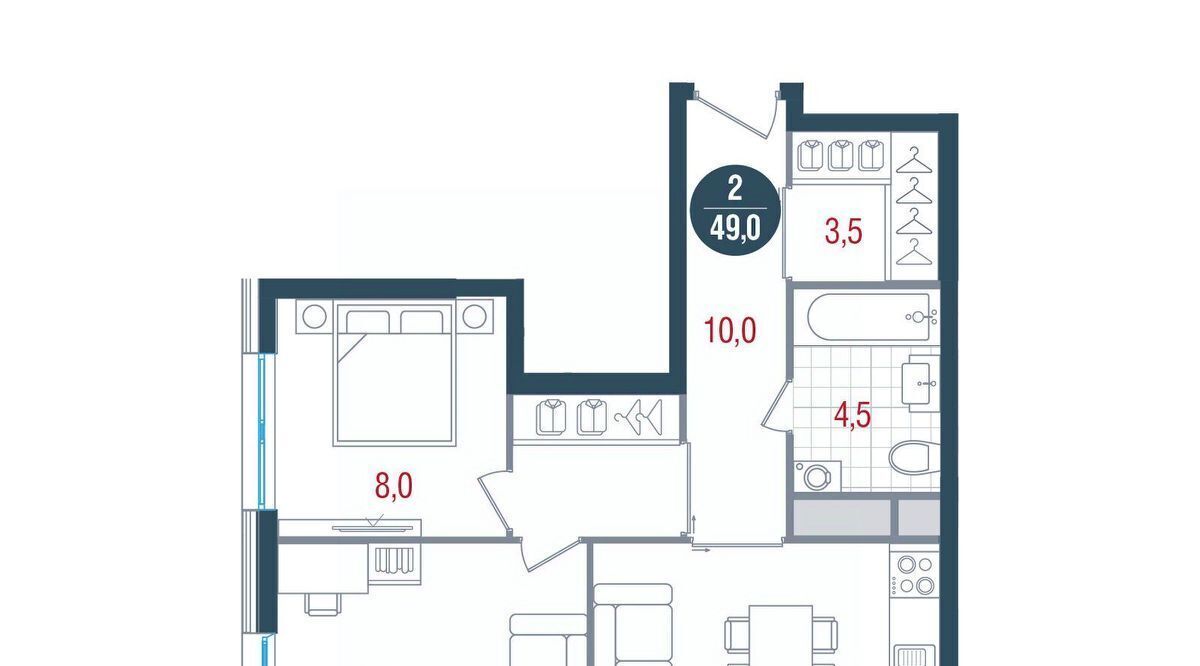 квартира г Москва метро Кантемировская ул Севанская 62с/2 фото 1